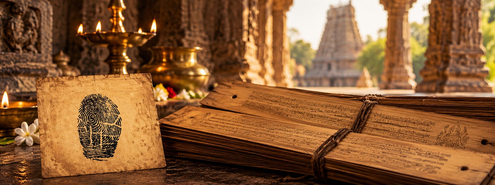 Traditional temple and Naadi Astrology heritage